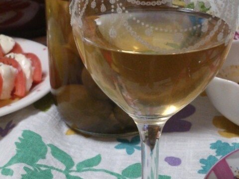 サッパリ！飲みやすい✩手作り・白ワイン梅酒